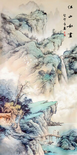 竖幅国画