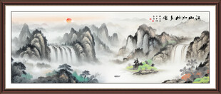 办公室山水装饰画