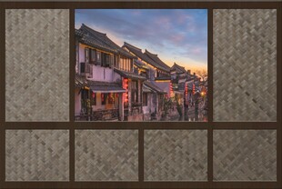 复古藤编竹编草席背景布