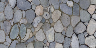 高清鹅卵石石墙背景墙