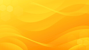 黄色曲线抽象矢量背景