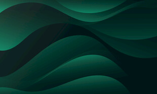 深绿色抽象波浪矢量背景