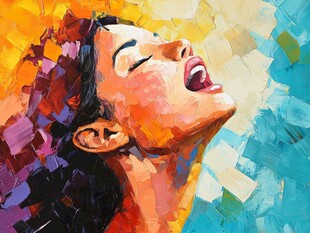 彩色人物抽象画素材-彩色人物抽象画图片-彩色人物抽象画设计模板-昵图网
