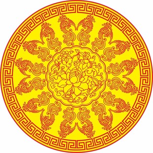 凤纹 凤凰 回形纹 传统纹样 