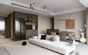 客餐厅3D效果图