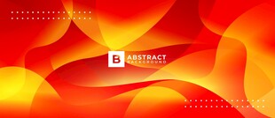红黄渐渐抽象矢量背景