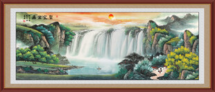 聚宝盆风水画