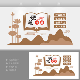 硬笔书法文化墙