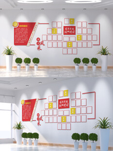 公司企业文化异形墙