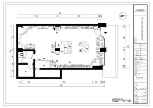 女装店施工图 服装店施工图 