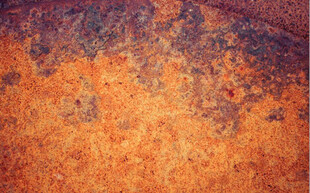 高清斑驳黄褐色锈迹纹理