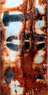 高清斑驳红色锈迹纹理