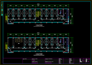 医院规培实习学生宿舍施工平面图