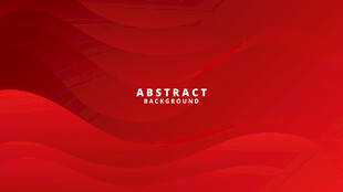 红色波浪线抽象矢量背景