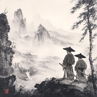 山水人物素材-山水人物图片-山水人物设计模板-昵图网