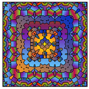 彩色教堂玻璃吊顶