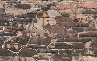 高清斑驳咖啡色石墙背景墙