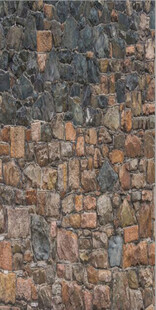 高清斑驳褐色石墙背景墙