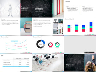 科技科幻未来极简PPT