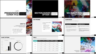 艺术流体颜色渐变抽象超艺术PP