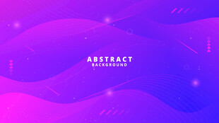 紫色波浪抽象矢量背景