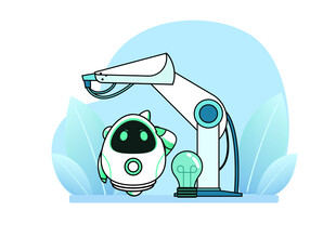 卡通机器人应用场景