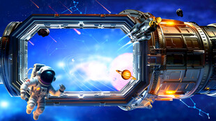 宇宙星空空间站