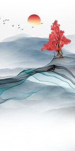 最新 意境中式玄关 TIF分层