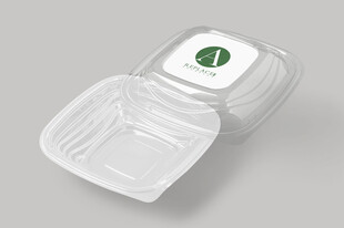 水果切块打包盒样机