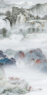 人气 意境中式玄关 TIF分层