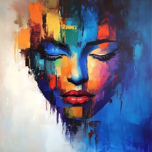 抽象油画女人素材-抽象油画女人图片-抽象油画女人设计模板-昵图网