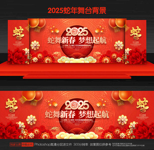 2025蛇年背景