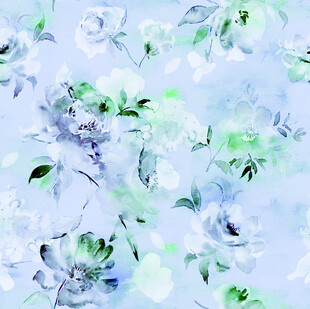 水彩花