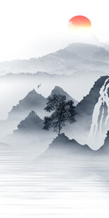 蓝色 简约新传玄关 TIF分层