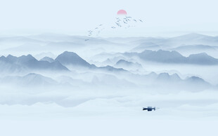 意境水墨山水