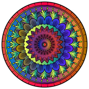 圆形教堂玻璃天花吊顶