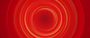 通用红色科技旋转圆圈发光背景