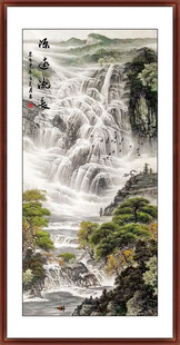 国画装饰画客厅山水画