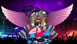 ktv音乐酒吧背景