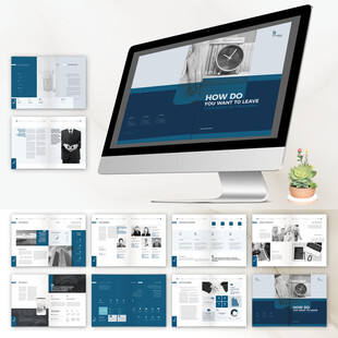 宣传画册InDesign模板