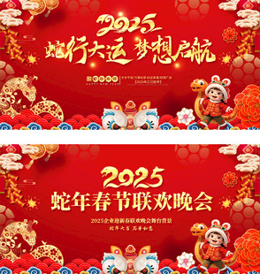 春节联欢晚会活动背景