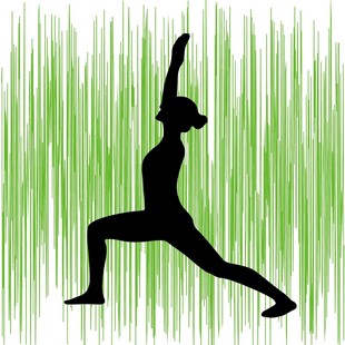 瑜伽动作剪影