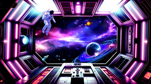 KTV星空主题背景墙