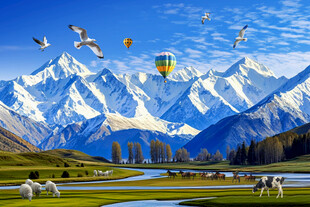 新疆巴音布鲁克草原