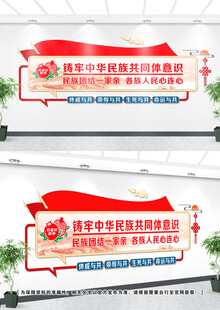 民族团结文化墙