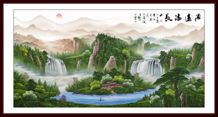 客厅山水画国画山水