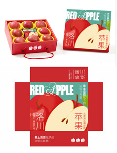 精美苹果礼盒包装彩箱设计