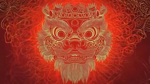 舞狮 元宵节片头