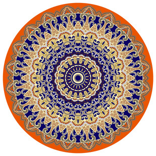 民族风花纹图案