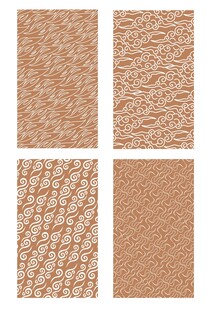 矢量中国风祥云花纹复古典底纹